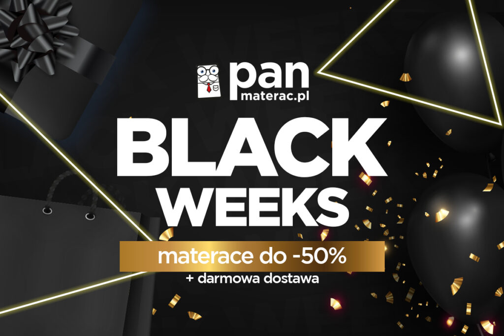 Promocje na Black Week w Pan Materac - Materace Black Friday w sklepie Pan Materac - rabaty do 50%