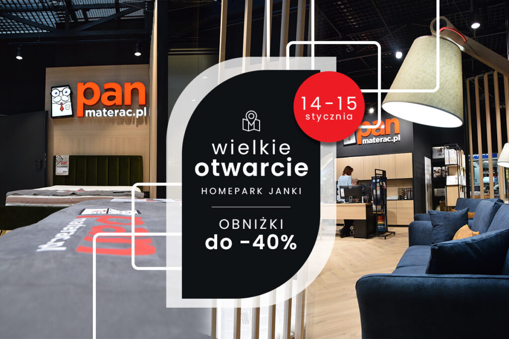 Otwarcie salonu Pan Materac w Galerii Homepark Janki w Warszawie