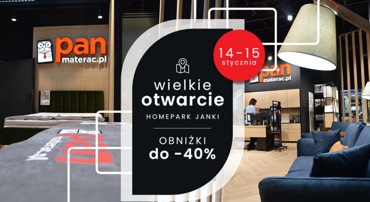 Otwarcie salonu Pan Materac w Galerii Homepark Janki w Warszawie