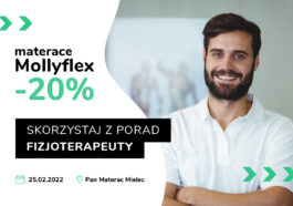 porady fizjoterapeuty i promocja na materace Mollyflex w salonie Pan Materac w Mielcu