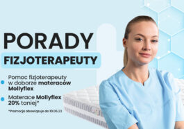 Porady specjalistów i promocja na materace Mollyflex w salonach Pan Materac w Krakowie